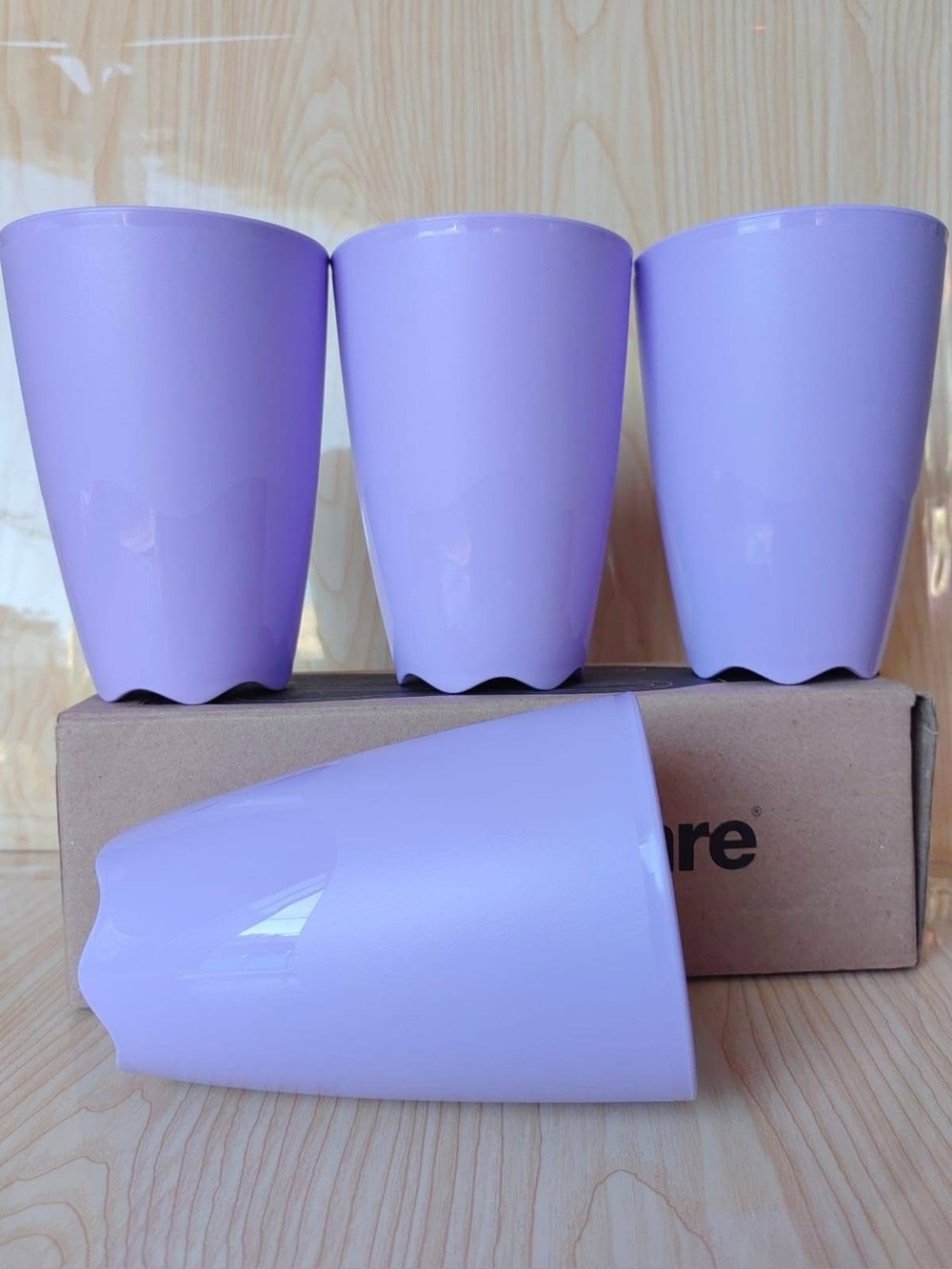 Tupperware 4pcs Floresta tumblers 18oz